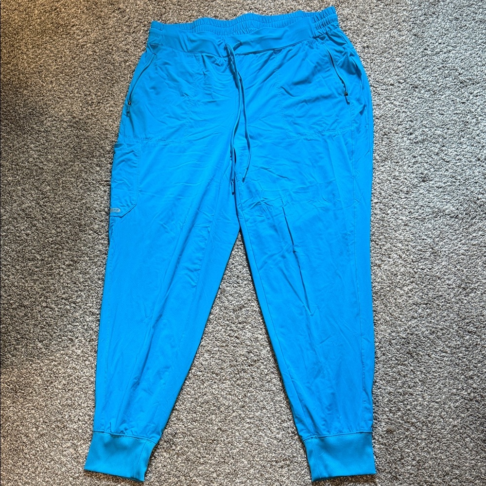 Skechers slip ins Bright Blue Jogger Scrub pants